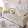 Simple Cotton Sofa Cover Four Season Universal Anti Slip Fabric Sofa Cushion Sofa Dust Cover Cloth Machine Washable Couch Mats