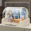 Baby Bottle Storage Box & Tableware Set: Bowls, Chopsticks, Food Supplement Toolbox, Dustproof Drain Storage Cabinet