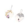 Rose Chalcedony Gemstone 925 Sterling Silver Jewelry Handmade Earrings 1.73" EE-176-7