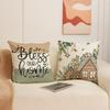 Sofa Pillow Spring Decoration Floral Print Pillow Living Room Simple and Comfortable Seat Cushion