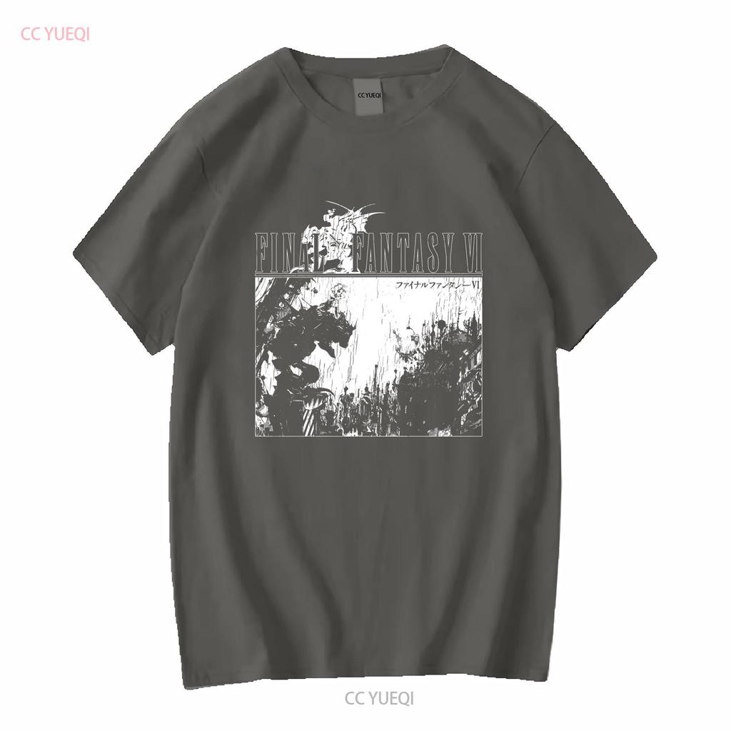 Final Fantasy VI T Shirt Vintage Style 6 long or short sleeves vintage Washed designer clothes Slightly Comfortable streetwear