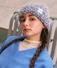 Elkebeullum Lumpy Blue Beanie