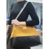 Cross-border new Xiaoxiangfeng large diamond chain bag retro color matching stray tote bag commuter shoulder messenger bag