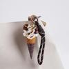 Tiny Dessert Key Holder Eye Catching Detail Great Sweet Ice Cream Accessory Present For Friend