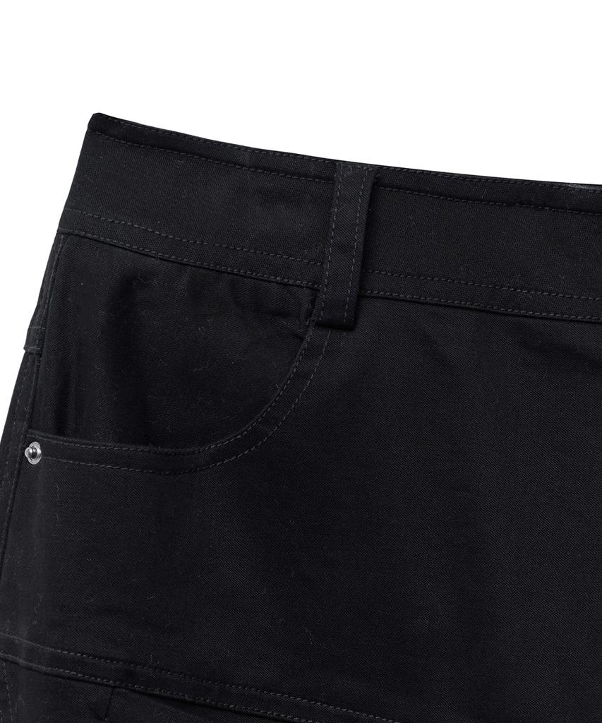 NOIRER Curved Drill Pants (Black)
