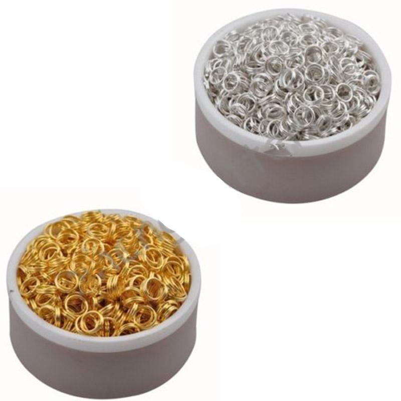 

Двойные сплит-кольца для DIY 5 6 7 8 мм 5mm & 360Pcs серебряный