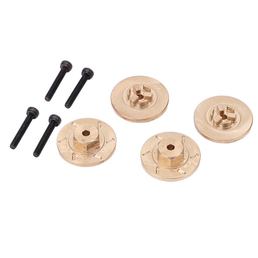 RC Brass Hexagonal Counterweight Adapter Wheel Weights Hex Adapter for Kyosho for Mini Z for Wrangler 1 18 1 24 RC Car