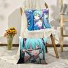 Anime-H-Hatsune-Mikus Kawaii Throw Pillow Covers Pattern Cushion Cover Suitable For Sofa Bedroom Car Pillow Cover