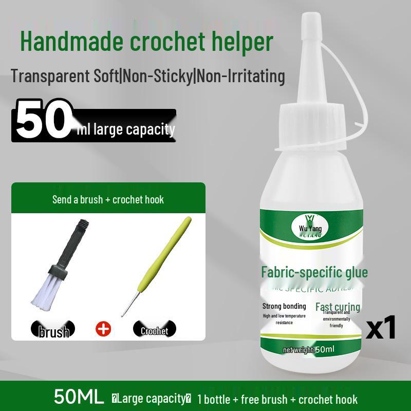 Super Sticky Quick-Drying Fabric Glue for Handmade Dolls and Eyes