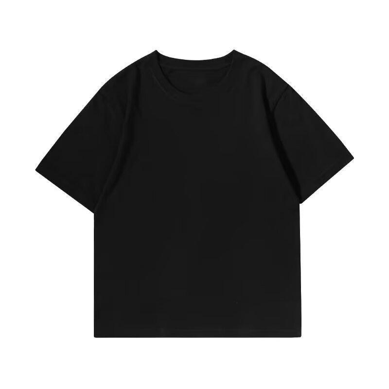 European-Style Women's Gray Short-Sleeve T-Shirt: High-End Summer 2025 White Loose-Fit Pure Cotton Fashion Top