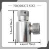 CO2 Cylinder Adapter Connector Compact Simple to Install Maker Accessory Refill