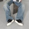 Basic board shoes niche thick-soled summer new casual breathable washed denim shoes