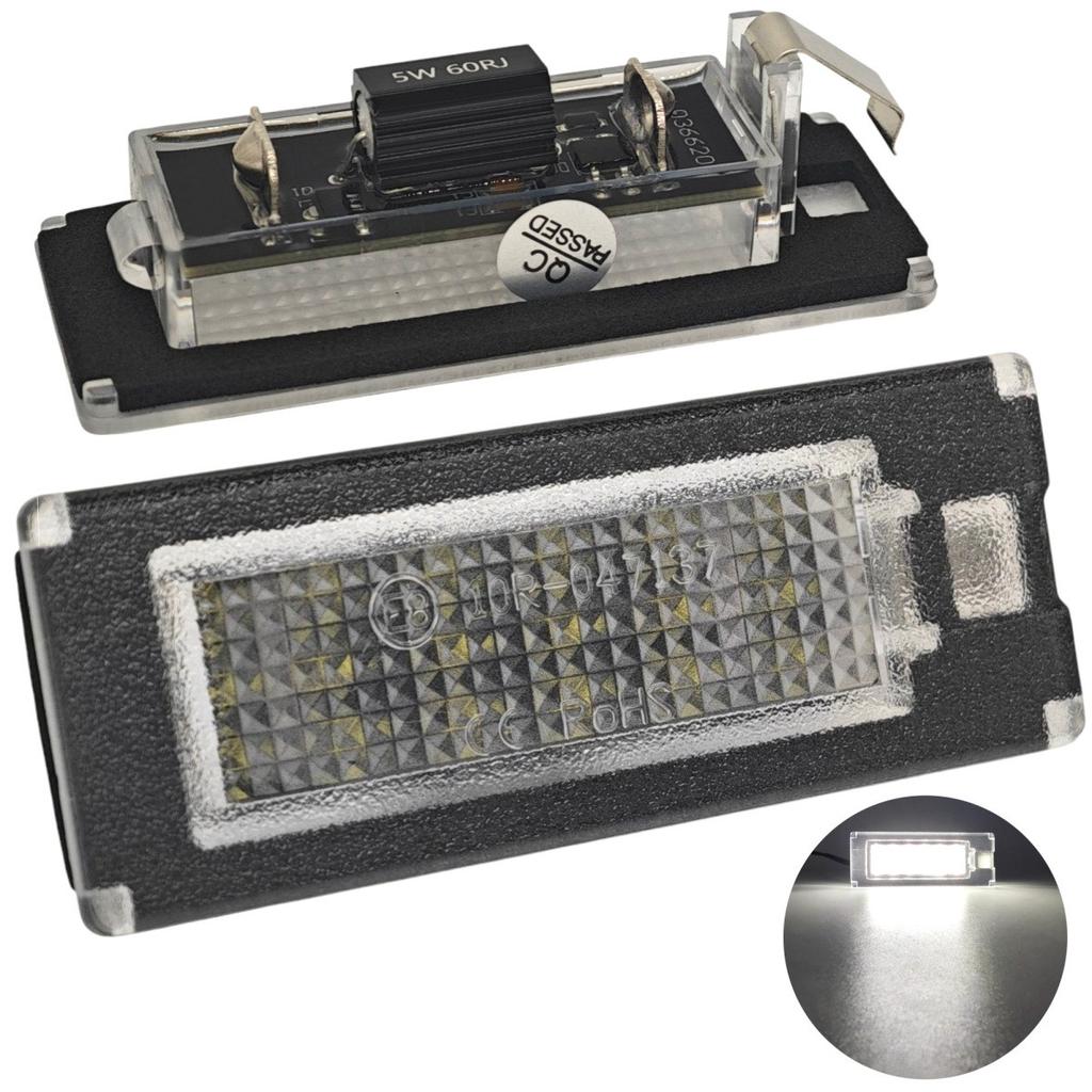 LED-skyltbelysning kompatibel med Peugeot, Citroen, Fiat, Lancia - 2 st Off-Road