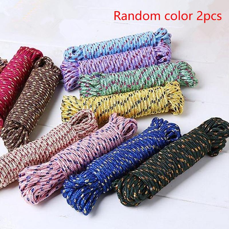 

10 Meters Clothesline Drying Rope Outdoor Windproof Non-slip Thick Indoor And Outdoor Non-drilling Cold Clothes Rope
