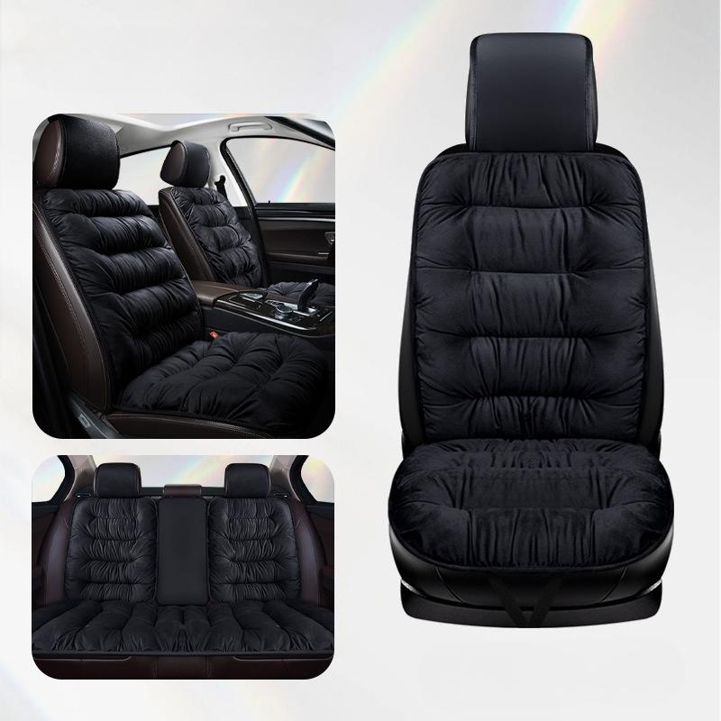 Winter Thicken Car Seat Cover Universal Soft Plush Seats Cover Luxury Seat Protector Cushion Auto Seat Accessories