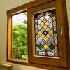 Creative Diamond-shaped Grid Home Glass Window Beautification and Decoration Electrostatic Window Stickers