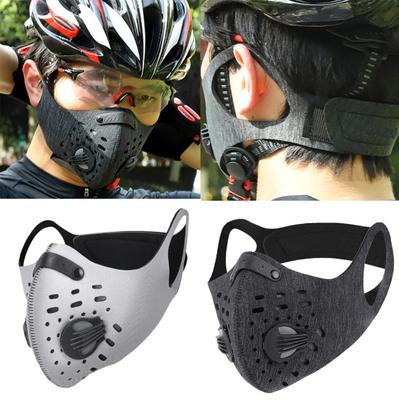 Face Cover with Filter Breathable Cover for Clip Cycling Face Nylon Nose Outdoor