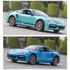 1:24 Scale 911 Turbos Metal Sports Car Alloy Model Car Diecast & Toy Car Simulation Sound and Light Collection Children's Gift