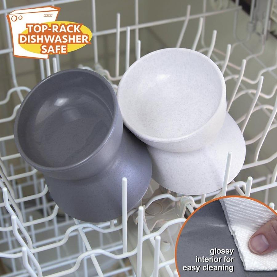 

Kitty City Поднятые миски для кошек Маленькая миска 2 шт. Современные United States