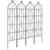 4 Packs Metal Garden Trellis for Climbing Plant Support 71x20 In Rustproof