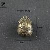 Antique Copper Zodiac Animal Pig Head Bell Figurines Small Desk Ornaments Tea Table Decorations Feng Shui Brass Crafts Decors