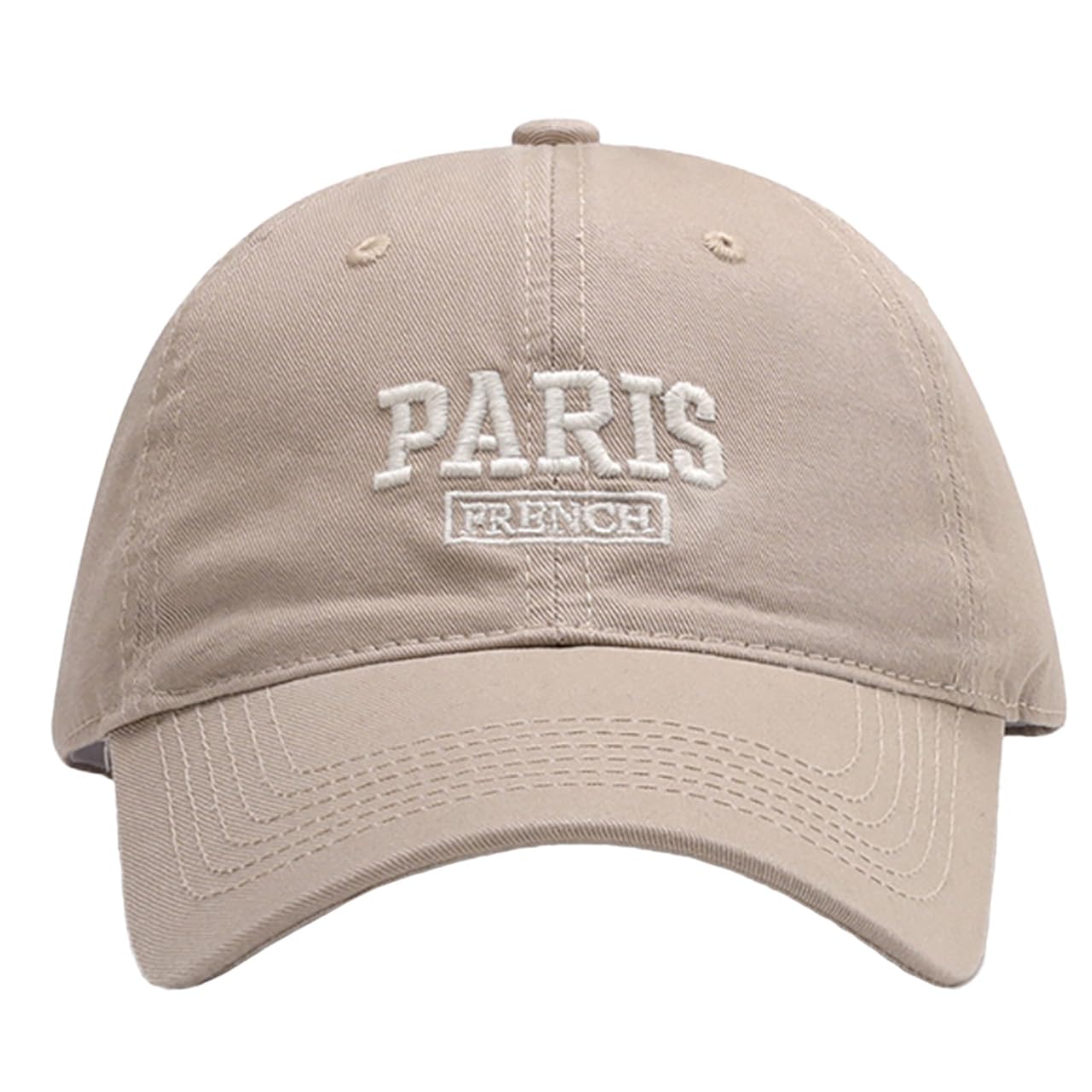 

Embroidered Free CZ960 [White Fang] Hat, Letters, Cap, Sunscreen, Stylish, Men s, Women s, Size, (Khaki)