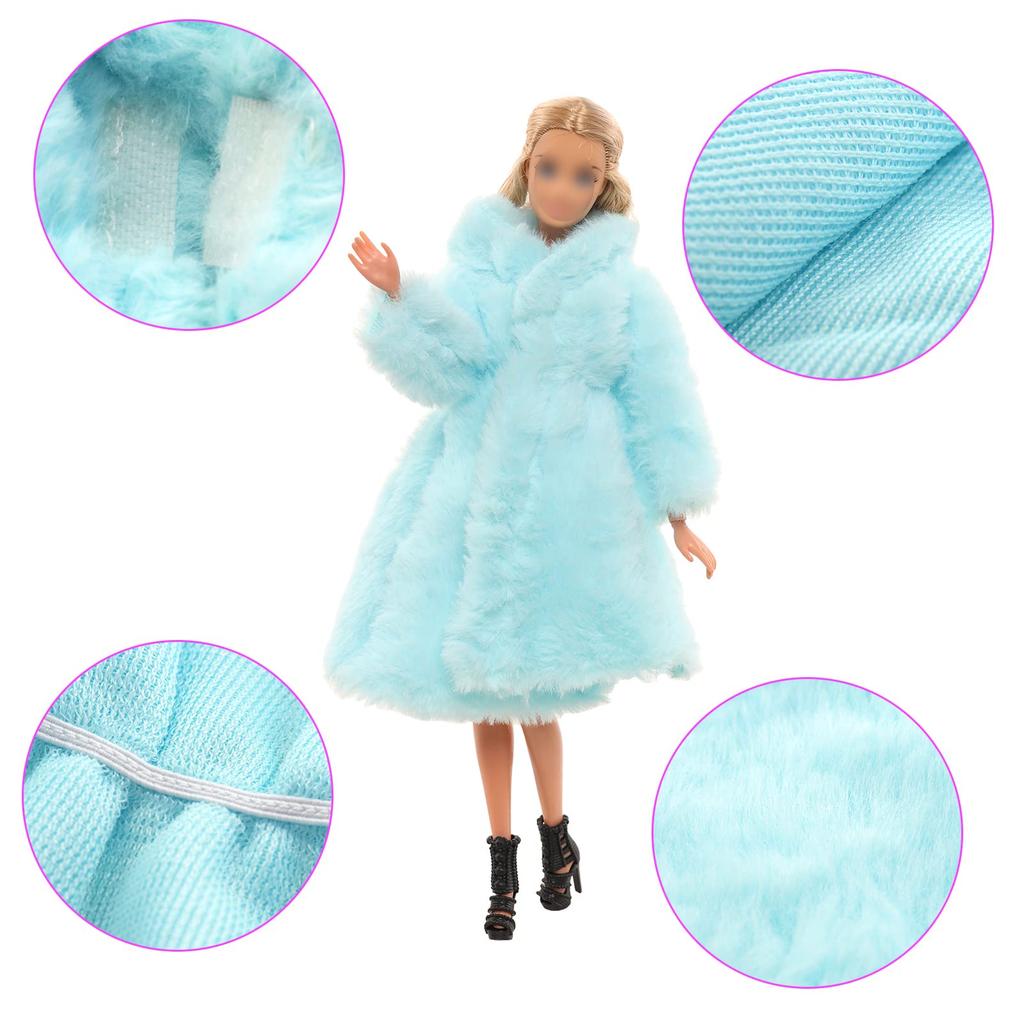 Barwawa 30cm Puppenkleidung 1/6 Puppenkleid Set