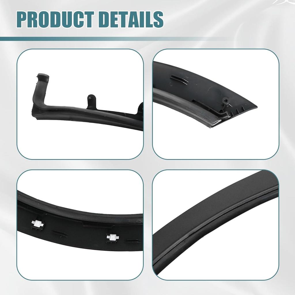 GXARTS Door Flare Molding Trim Rear Right Side 75390TLAA01 Compatible with Honda CRV 2017 2018 2019 2020 2021 2022 Door Side Wheel Molding Trim Rear
