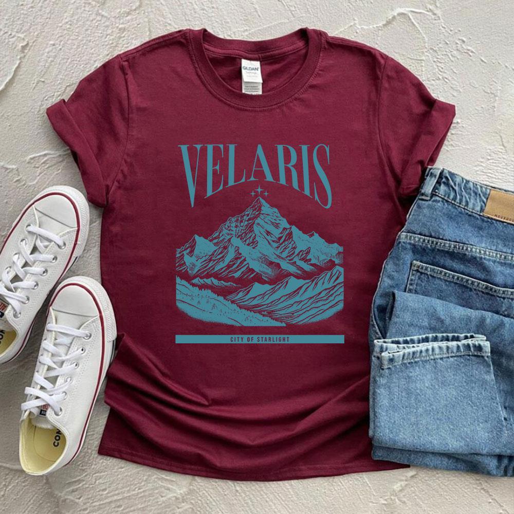 SJM Velaris Shirt ACOTAR Tshirt ACOMAF City of Starlight Night Court Rhysand Tees Sarah J Maas Bookish Apparel Book Lover Gift