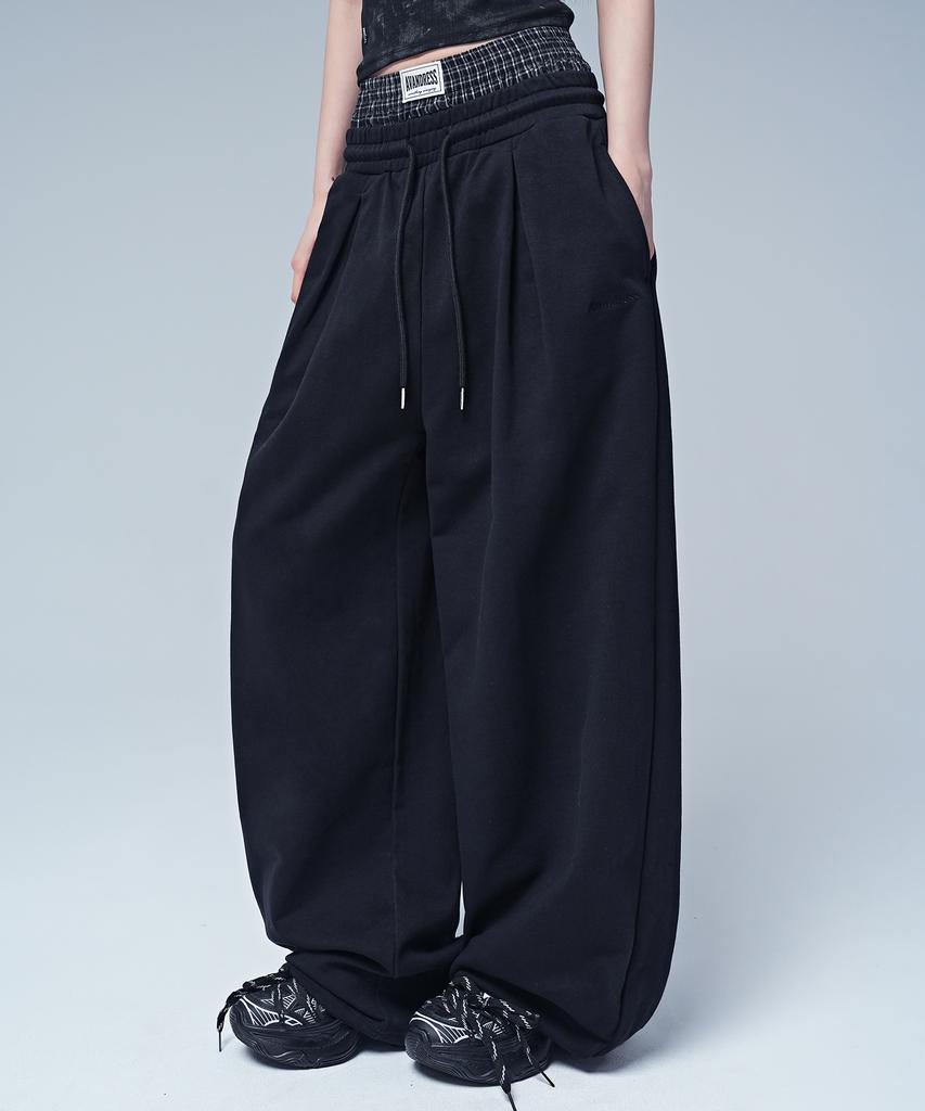 AVANDRESS 88 Silent Fold Relax Sagging Pants_3 Colors