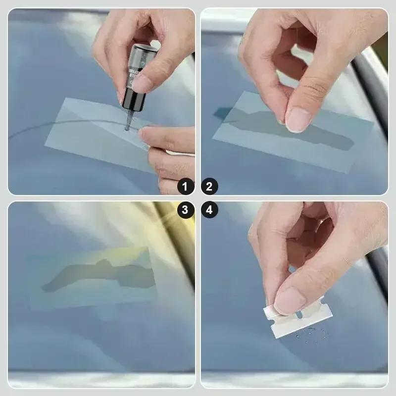 Car Windshield Crack Repair Fluid Car Window Repair Resin Windscreen Scratch Crack Restore Fluid Glass Curing Glue Accessories