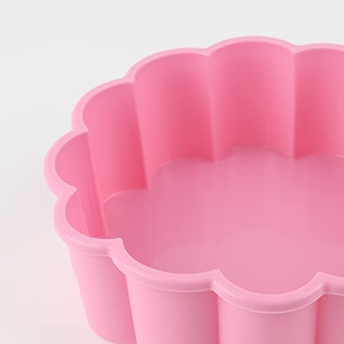 Pearl Metal Single-Serve Sweets Silicone 1/6 Heart Cake Mold, 13cm, D-1957