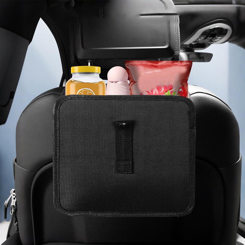1pc Auto Accessories Car Seat Back Waterproof Storage Hanging Garbage Bin Large Capacity Multifunction Foldable Organizer Bag