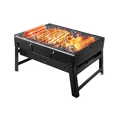 Katlanır Taşınabilir Barbekü Kömür Izgara Paslanmaz Çelik Küçük Mini Barbekü alet setleri Açık Pişirme Kamp Piknik Plaj
