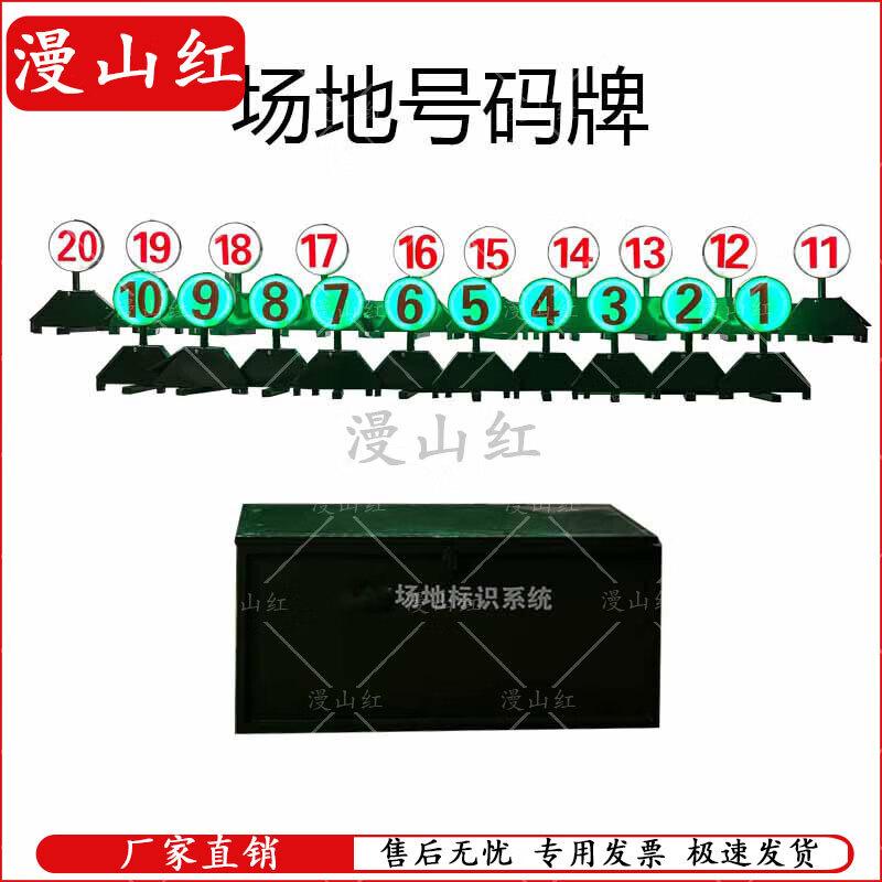 Manshanhong Remote Control LED Target Number Plate