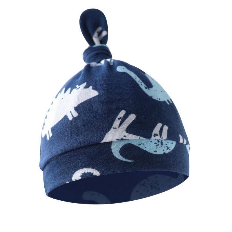 Breathable Baby Bonnet Hat Cotton Newborns Earflap Bonnet Fetal Caps Comfortable Headwear for 0 To 3 Months Unisex