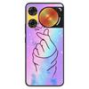 For ZTE Nubia Music 2 Case 2025 Soft Black Silicone Bumper Butterfly Painted Phone Cover for Nubia Music2 Cases Fundas Capa