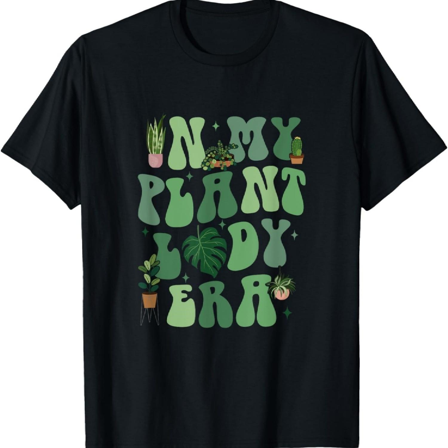 In My Plant Lady Era Gardening Plant T-Shirt S