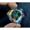 Fabulous Sparking Rainbow Color Mystic Topaz Natural Cube Cut 95-97 Ct Gemstone