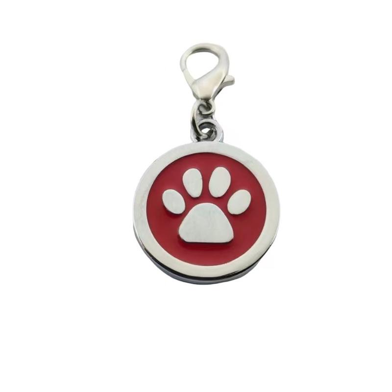 Zinc Alloy Dog Tag ID Pendant: Mirror Finish, Anti-Lost Pet Name Tag