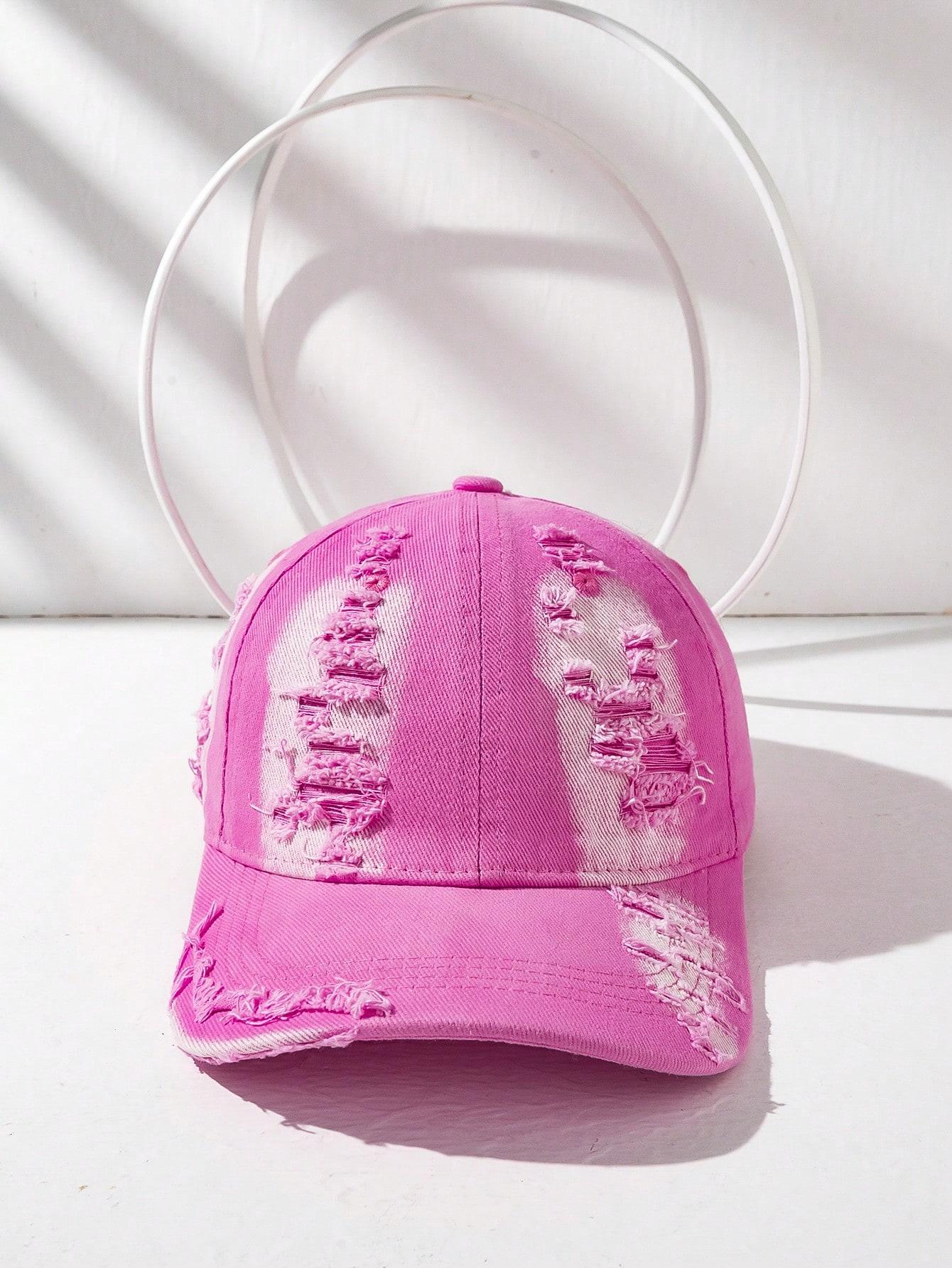 

1pc Unisex Distressed Ombre Color Retro Casual Fashion Couple Cap Adjustable розы красного