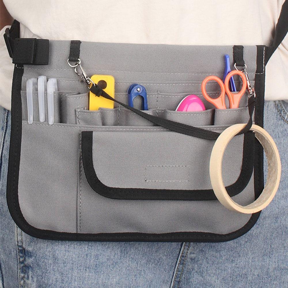 Multi Pocket Tool Waist Bag Adjustable Waist Strap Nursing Belt Bag  Clinical Essentials