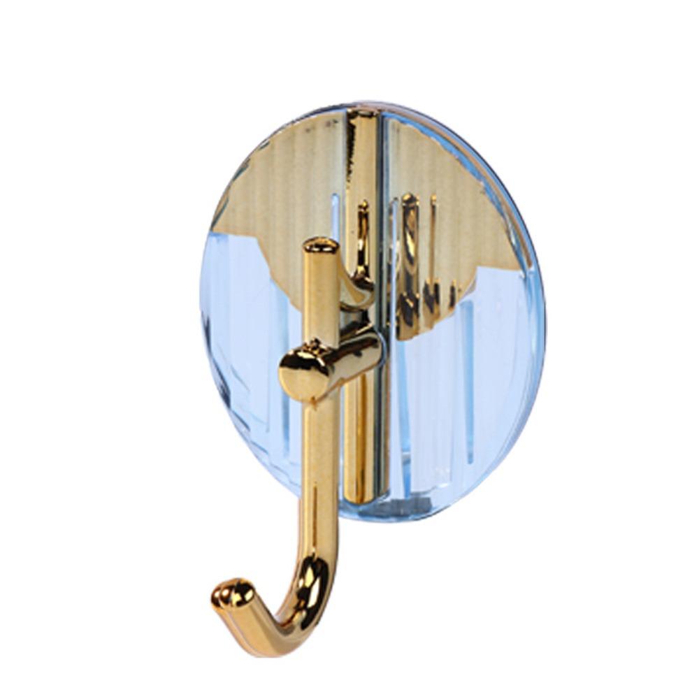 2 Stück Küchen-Hardware-Regal Ablage Viskose Stark Transparent Ohne Bohren Leichter Luxus Haushaltswaren Notizhaken Nahtlos