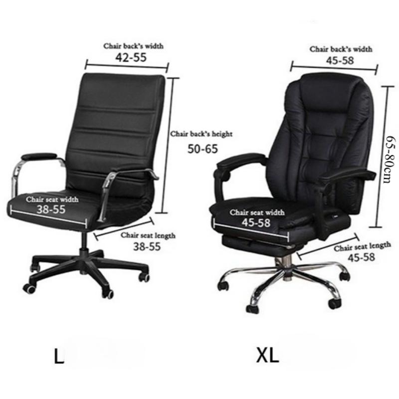 Silver Fox Velvet All-inclusive Computer Chair Cover Dustproof and Wear-resistant Home Office Chair Cover Modern Simple and Comfortable Chair Cover