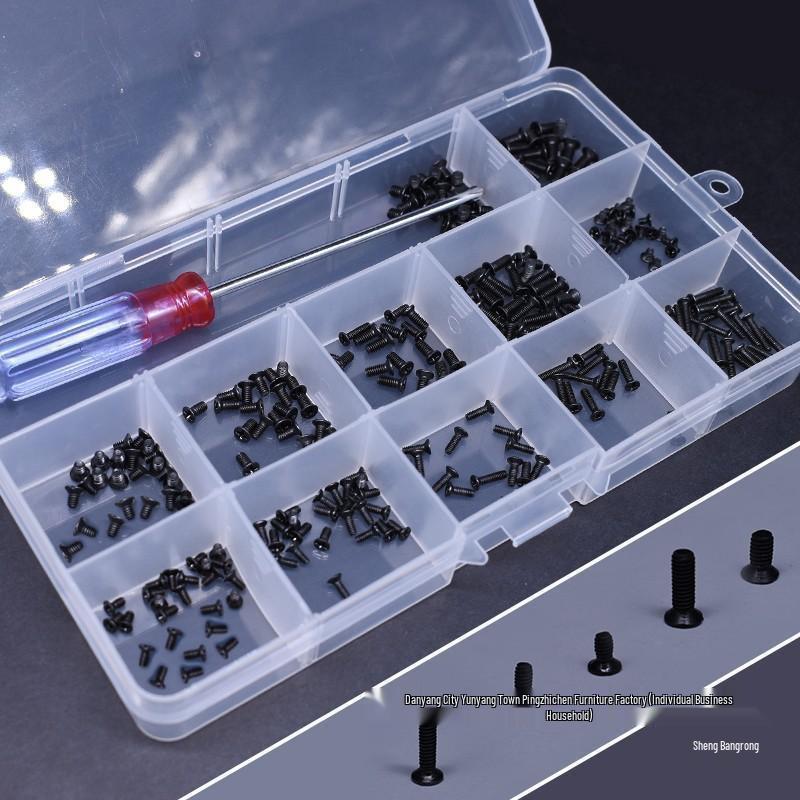 Laptop & Desktop Repair Screw Set for Motherboard, Chassis, Hard Drive, and Back Cover Accessories.