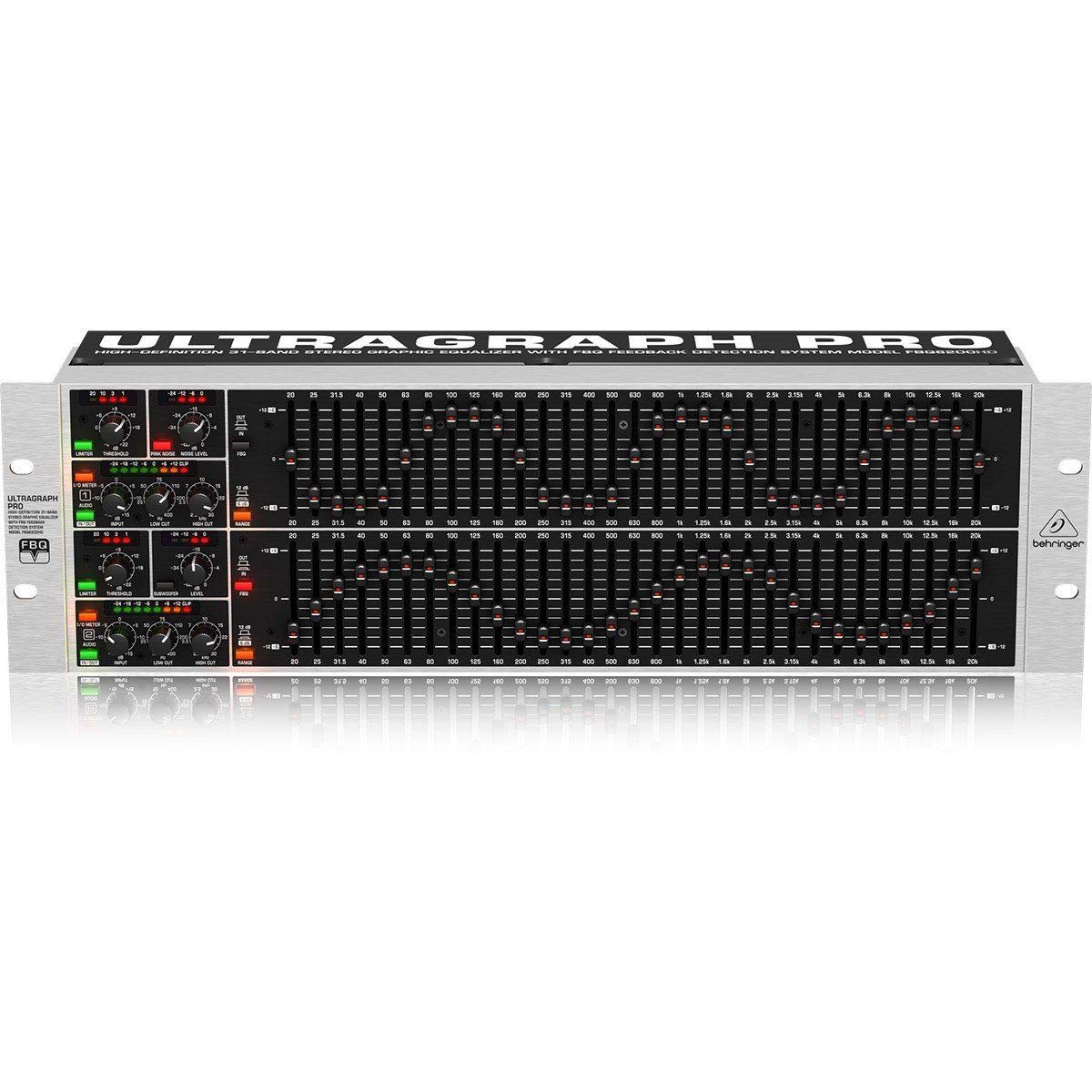 

Behringer Graphic Equalizer 31 Band Stereo Feedback Detection Function Subwoofer Output FBQ6200HD