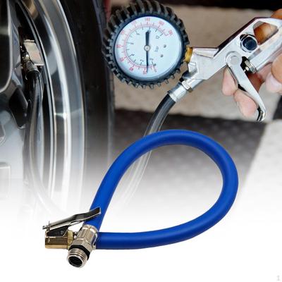 Tire Inflator Extension Hose Replace Parts for Air Compressor Pump Attachment