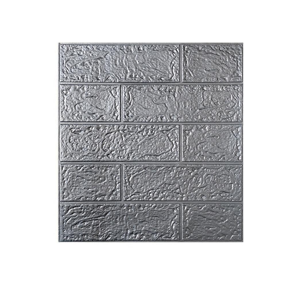 DIY 3D Imitation Brick Wall Stickers Peel and Stick Background Wallpaper  Wallboard Renovation
