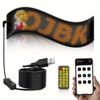 USB Programmable LED Sign 5V Flexible Pixel Matrix Display Panel with APP Remote Control for Scrolling Message DIY Animation Advertising