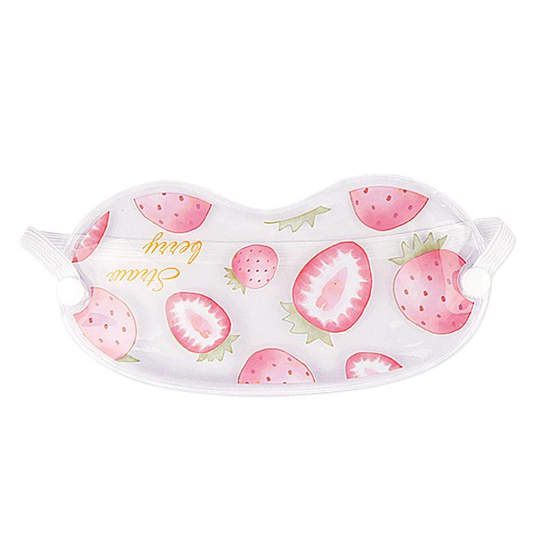 Popular Gel Eye Mask with Removable Liner: Hot/Cold Therapy, Light-Blocking, Cartoon Fresh Fruit Design